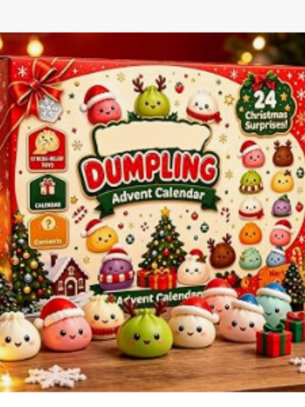 Christmas Squishies Advent Calendar 2026 Countdown Dumplings